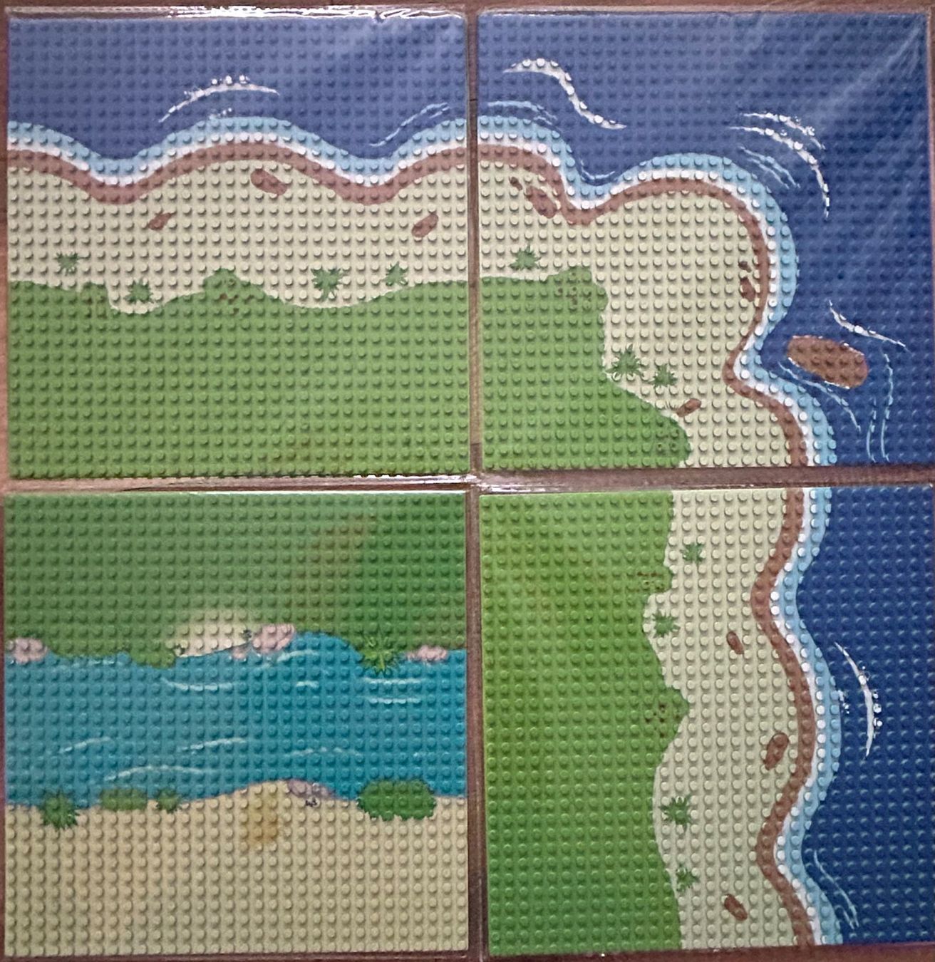 Baukästen: AEBrick 4Stk Strandplatten – Neu und originalverpackt aus Belp von AEMA-Modellbau