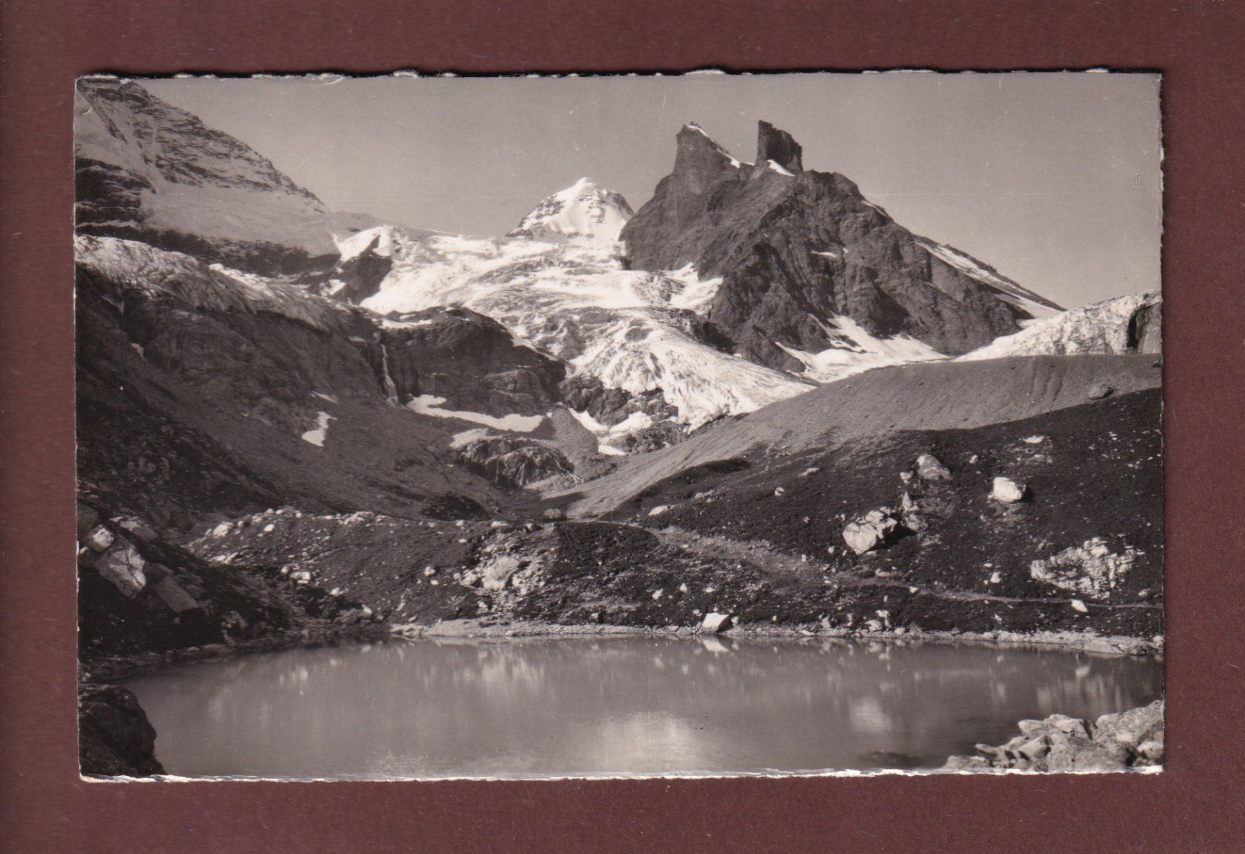 Cartoline postali: OBERHORNSEE am Tschingelgletscher – Usato da Pully venduto da nicecards-shop