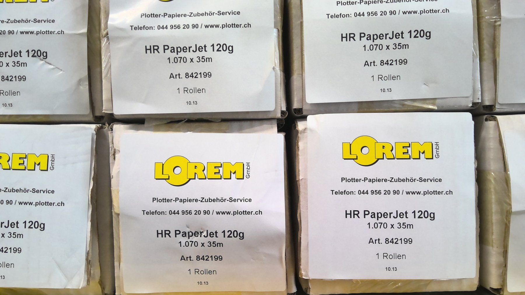 Carta: HR PaperJet 120g 1070 x 35m Plotterpapier – Nuovo (secondo la descrizione) da Fehraltorf venduto da loremgmbh
