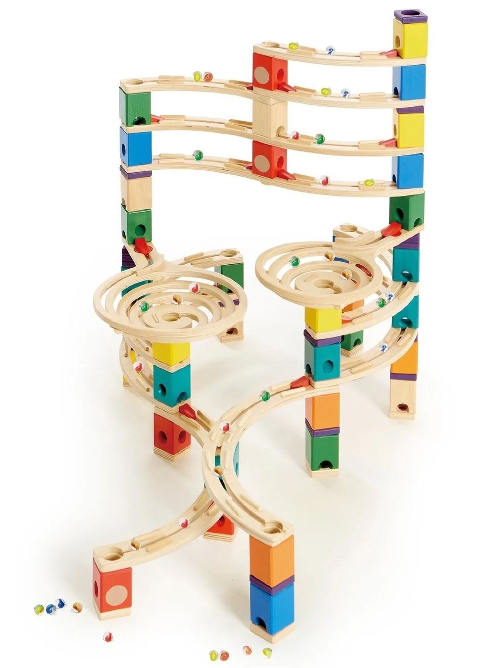 Quadrilla Spielzeuge: Hape Quadrilla Murmelbahn, 4-er Set – Gebraucht aus Langendorf von Wubri 5