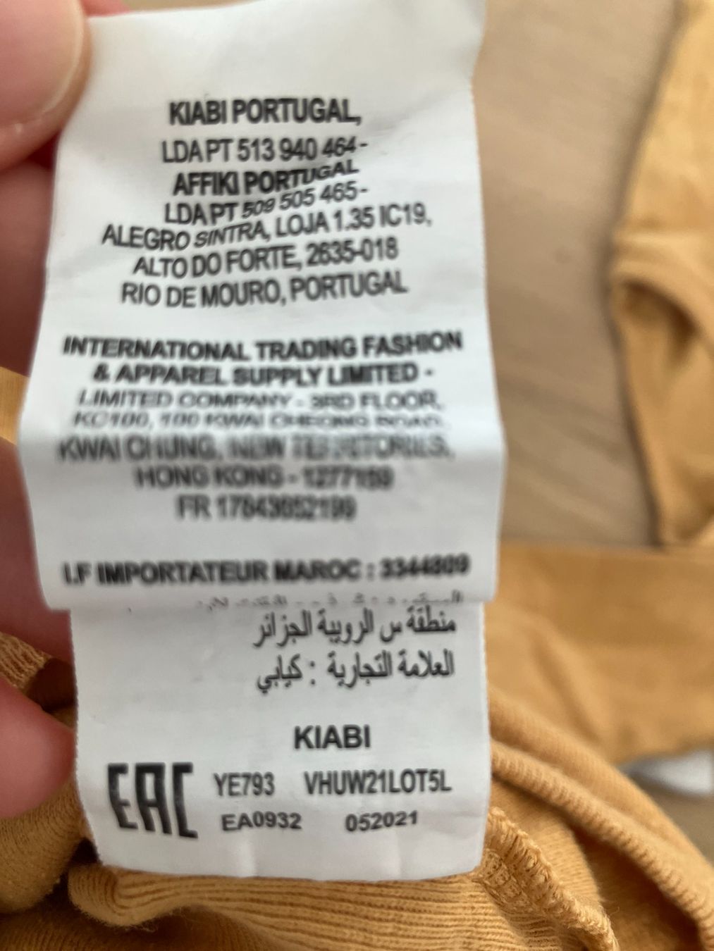Biancheria intima: 3 lange Bodys von Kiabi ca. Gr. 86 – Usato da Zürich venduto da tscherel 1