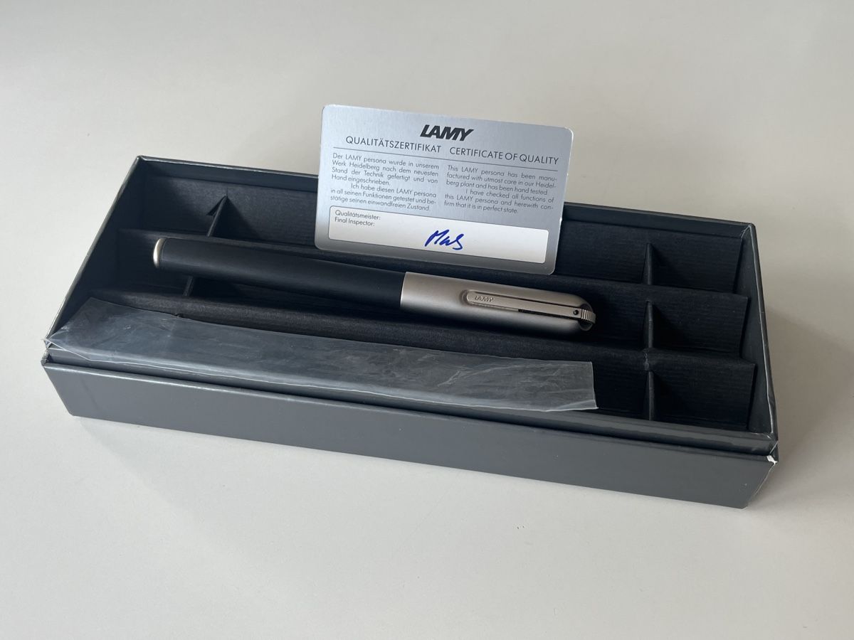 Lamy Penna & Evidenziatori: LAMY Persona 023 M Mario Bellini – Usato da Zürich venduto da ZHCC
