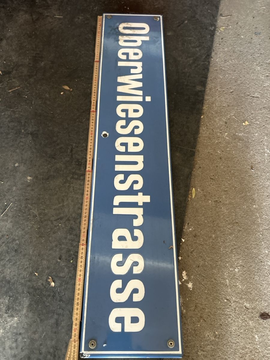 Insegne: Email Strassenschild Oberwiesenstrasse – Usato da zürich venduto da pauloreal