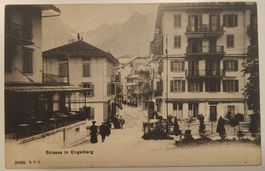Strasse in Engelberg um 1910