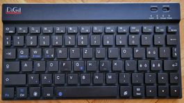 DiGit Bluetooth Tastatur Kabellos Wireless Alu NEUWERTIG