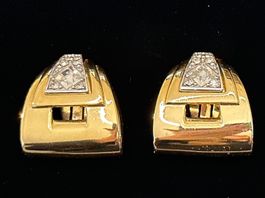 Vintage Givenchy Couture Ohrclips Paris- New York