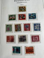 13 timbres oblitérés 1962/63 Allemagne selon photo
