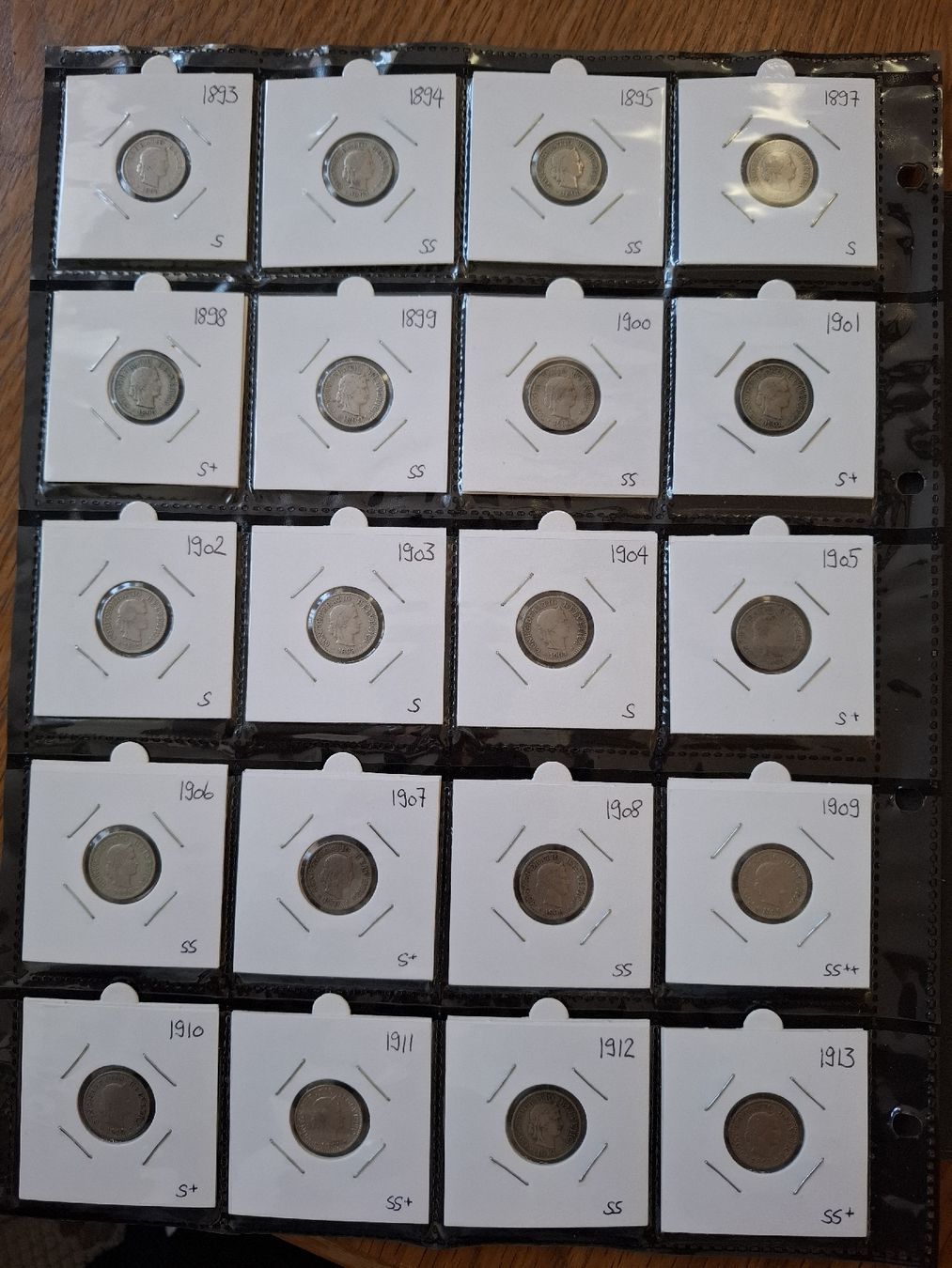 Alle Münzen: 5 Rappen Sammlung nr.40 – Gebraucht aus Hunzenschwil von Hardrock6 1