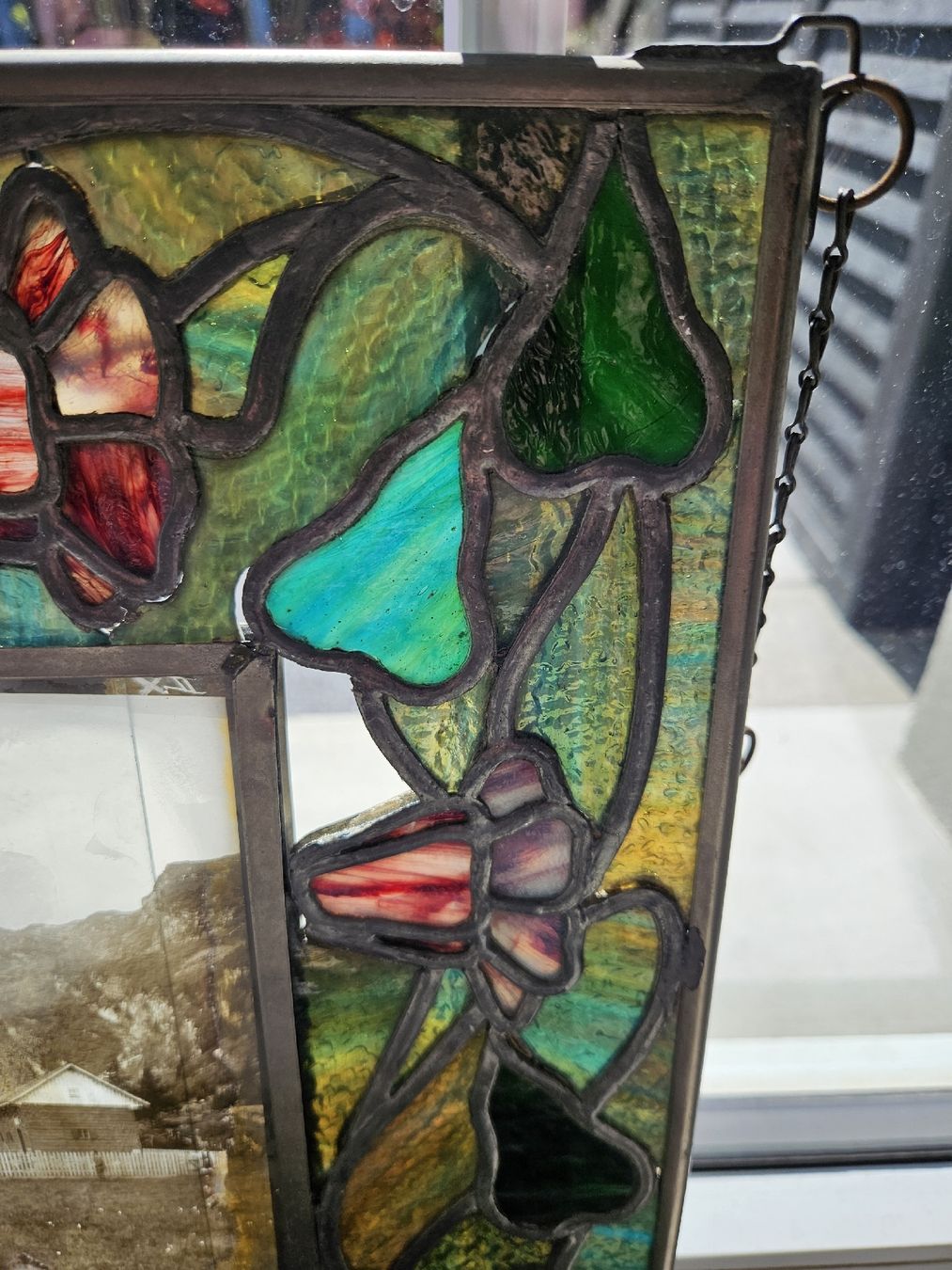 Foto & Immagini: Fensterbild Tiffany antik – Difettoso da Haslen GL venduto da Sandra40 4