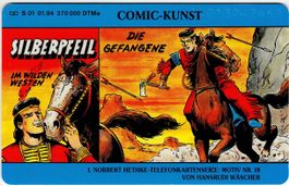 SILBERPFEIL - ungebrauchte deutsche Hethke Telefonkarte