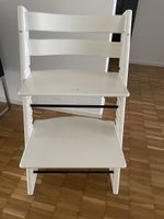 Stokke Tripp Trapp Hochstuhl weiss mit Zubehör gebraucht