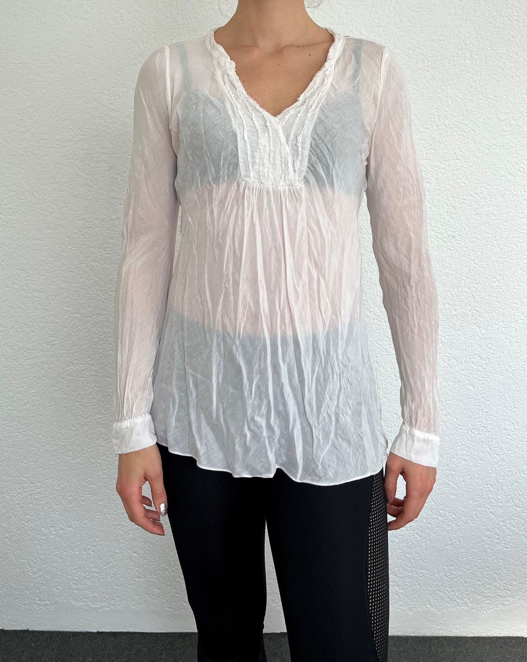 T-Shirts: Bluse Shirt weiss - Gr. S – Gebraucht aus Affoltern am Albis von Blackrhythm 2