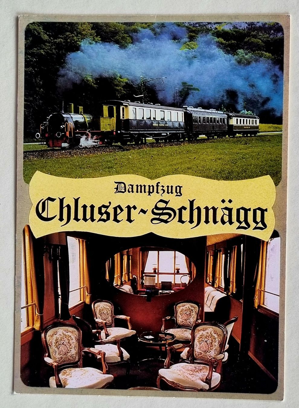 Cartes postales: Oensingen - Balsthal - Dampfzug Chluser Schnägg - 1982 – D'occasion à Rothrist par RROENK