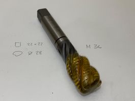 Neu M36 Gewindeschneider Gewindebohrer Handgewindebohrer