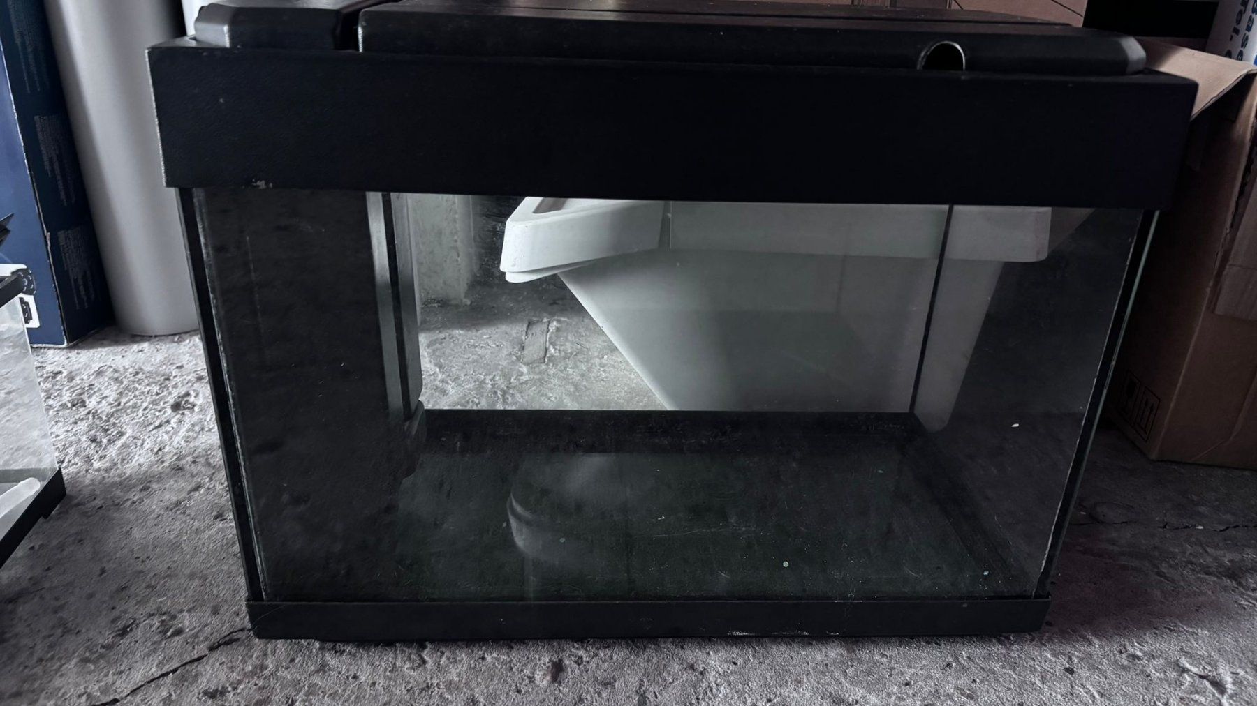 Acquari: 60L Aquarium mit Abdeckung, Beleuchtung & Heizer – Usato da Bellinzona venduto da francescouv 1