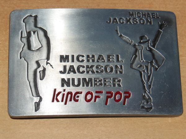 Fibbie per cinture: Metall Gürtelschnalle MICHAEL JACKSON – Nuovo e nell'imballaggio originale da Münchwilen TG venduto da ecudos10