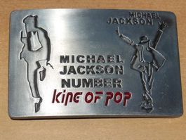 Metall Gürtelschnalle MICHAEL JACKSON