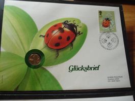 Glücksbrief 1985, Grossbritannien mit 1 Räppler Schweiz