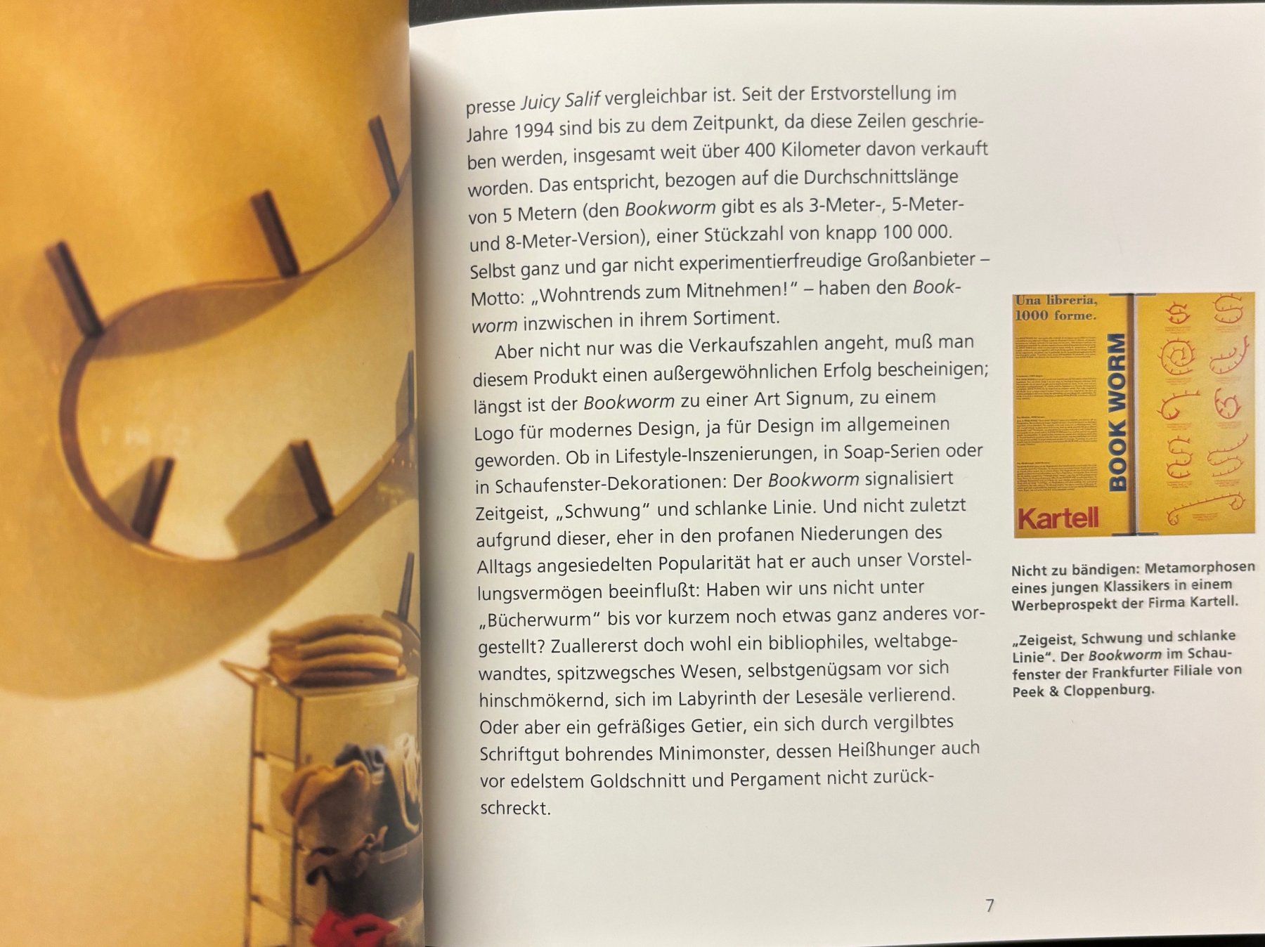 Libri: Albus Volker, Der Bookworm von Ron Arad – Nuovo (secondo la descrizione) da Sarnen venduto da Livres 3