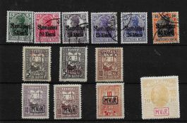 LOT RUMÄNIEN DEUTSCHLAND 1917 DEUTSCHE BESETZUNG M.V.i.R.