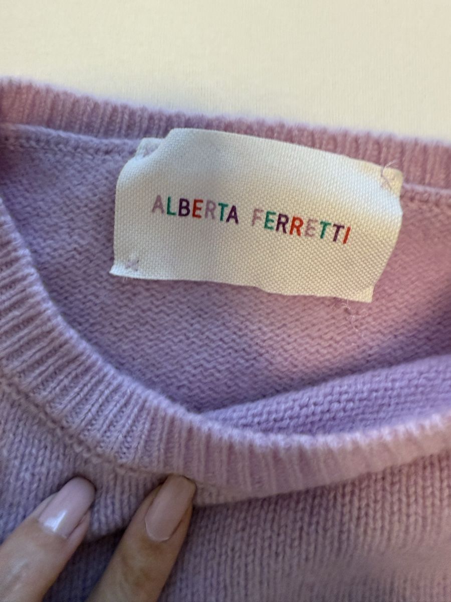 Maglioni & Felpe: Alberta Ferretti Pullover Saturday lila Grösse IT 40 – Usato da Zollikon venduto da snowflake10- 3