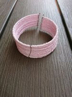 Bracelet perles rocailles rose NEUF