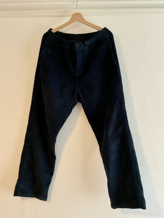 Dancer Belted Simple Pant Corduroy