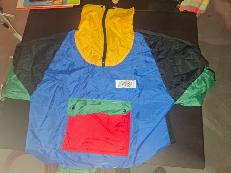 Vintage Olympiade Regenjacke 1997, neu