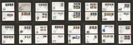 32 FDC Liechtenstein 1976 bis 1980
