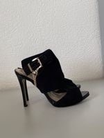 Sandalettes noires Federica Bassi, taille 38 - neuves