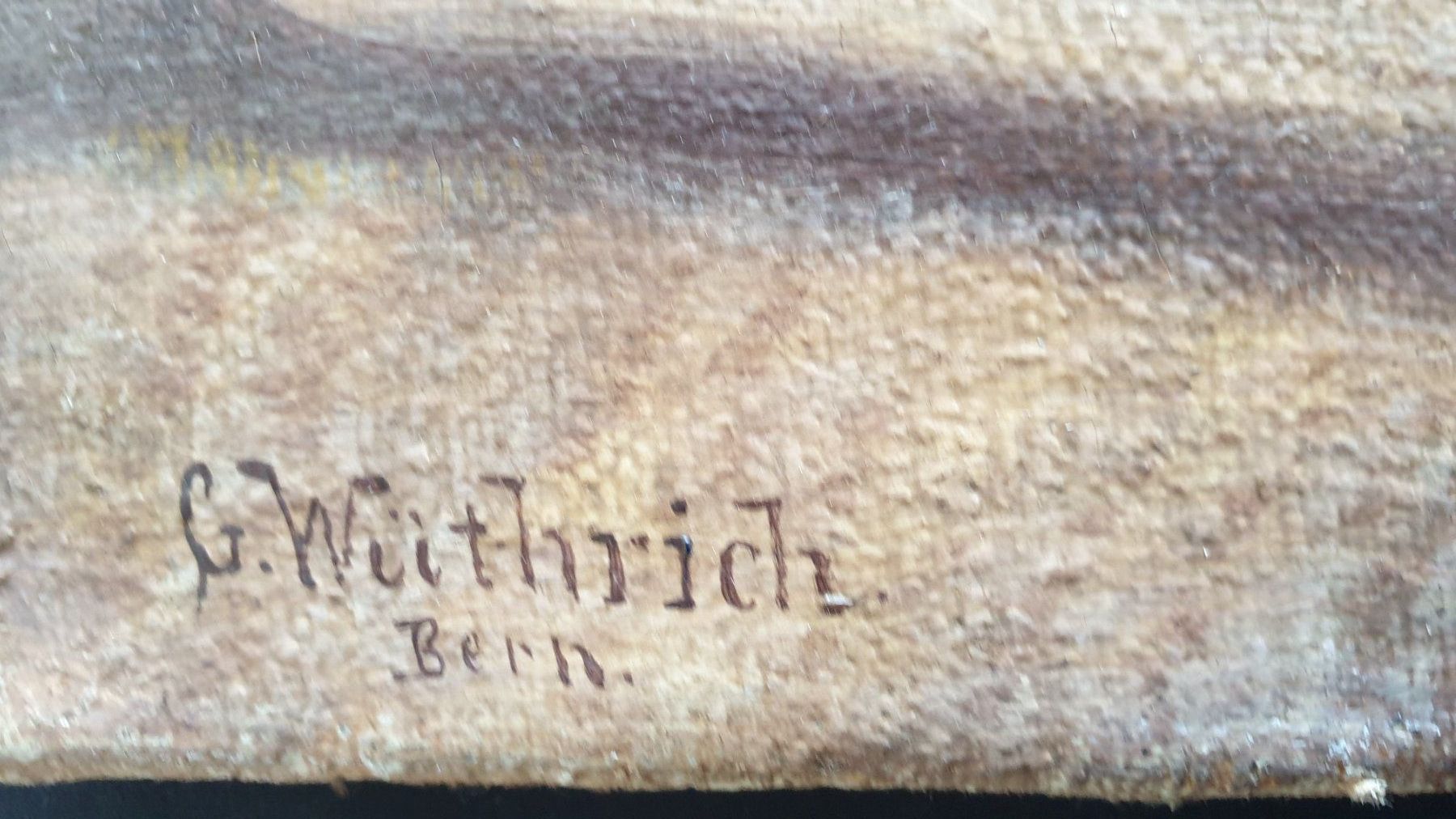 Dipinti: Aarbergtor Bern. G.Wüthrich. – Usato da Goldach venduto da armando_r 3