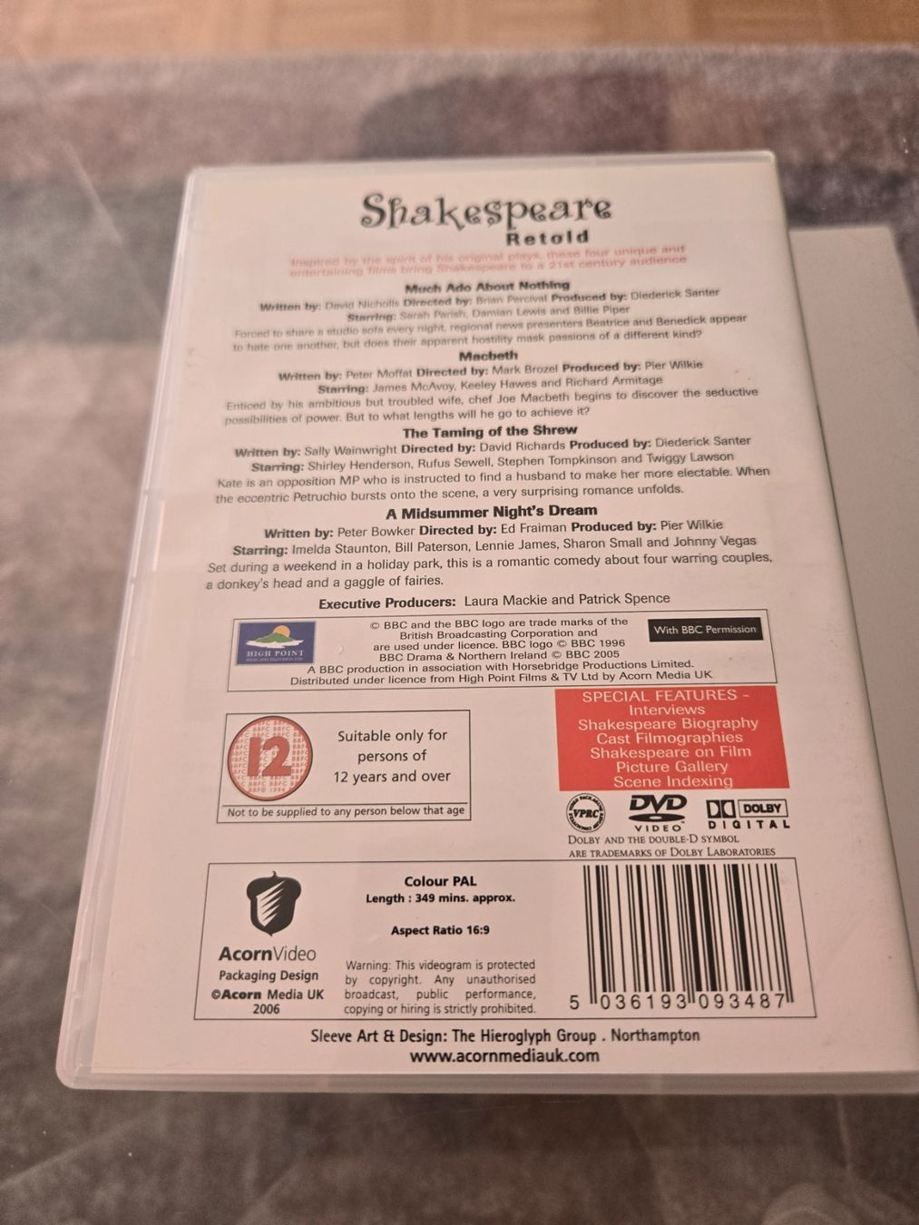 Tutti i DVDs: Shakespeare Retold DVD – Usato da Bussigny venduto da Kfdlt 1