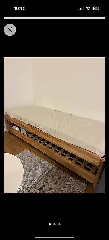 Letti: Bed Frame with Slatted Base - 90x200cm – Difettoso da Basel venduto da you_5sm7 1