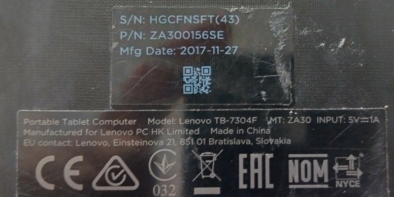 Lenovo Tablet PC: Tablette Lenovo 7 pouces – Usato da Mittelhäusern venduto da Ohaldi 3