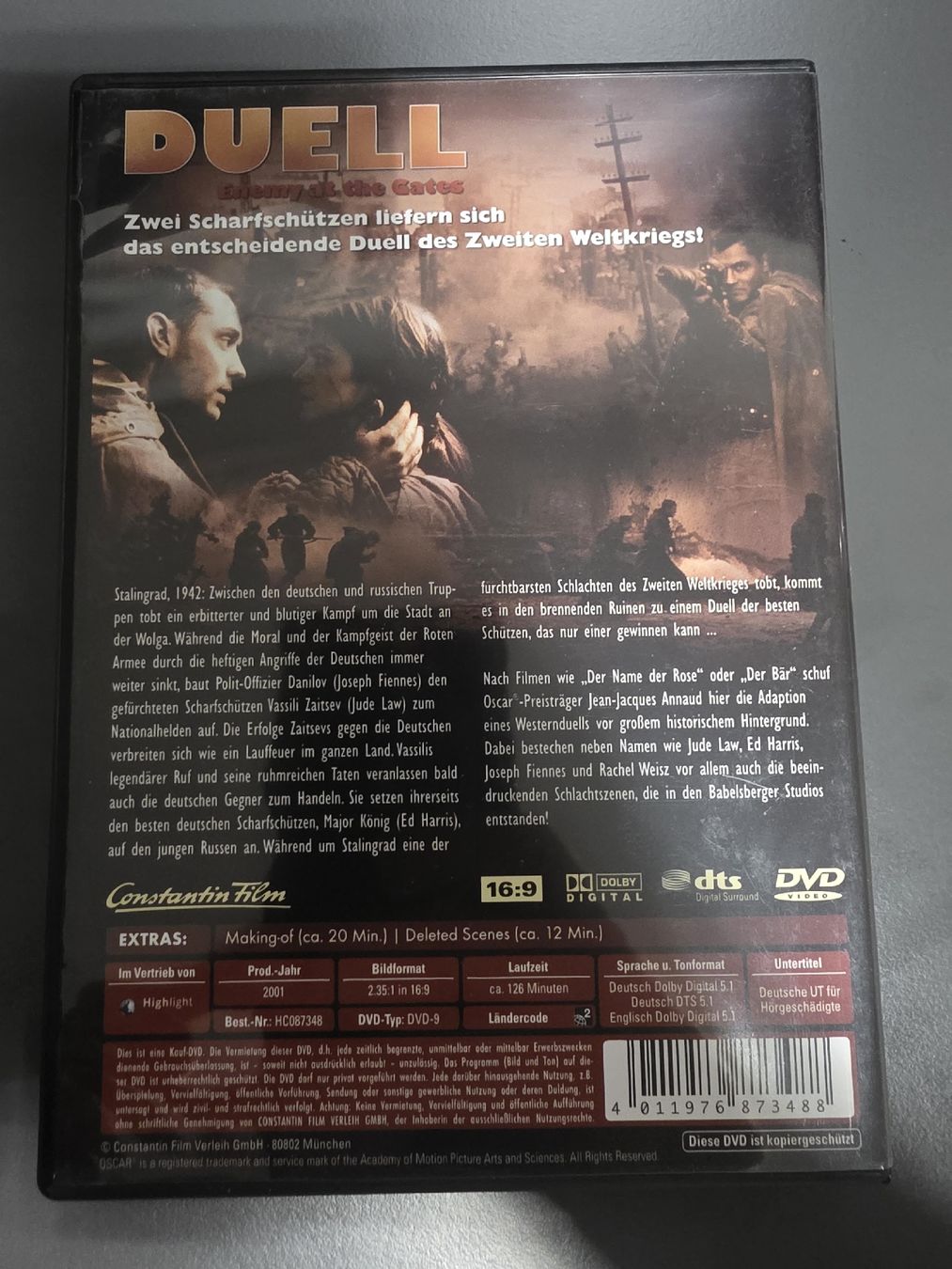 Tous les DVDs: DVD Duell - Enemy at the Gates – D'occasion à Zürich par P-editon 1