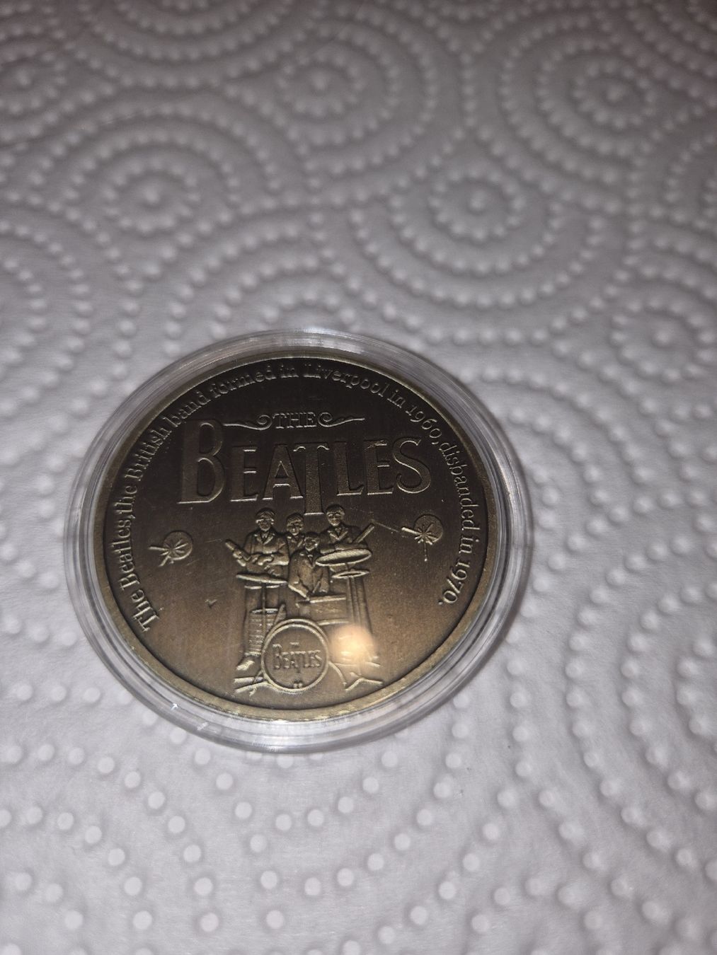 Alle Münzen: Pièce commémorative The Beatles – Neu (gemäss Beschreibung) aus Senèdes von hen_fw8b 1