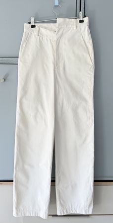 Maison Blanche High Waist Straight Leg Hose Off White XS/S