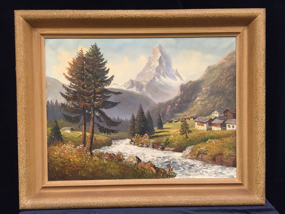 C. CONRAD öl a. Lwd Schweiz. Kaufen auf Ricardo