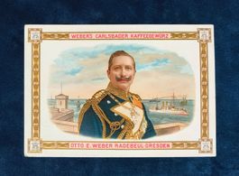 Historisches Reklame-Sammelbild, Lithographie im Prägedruck