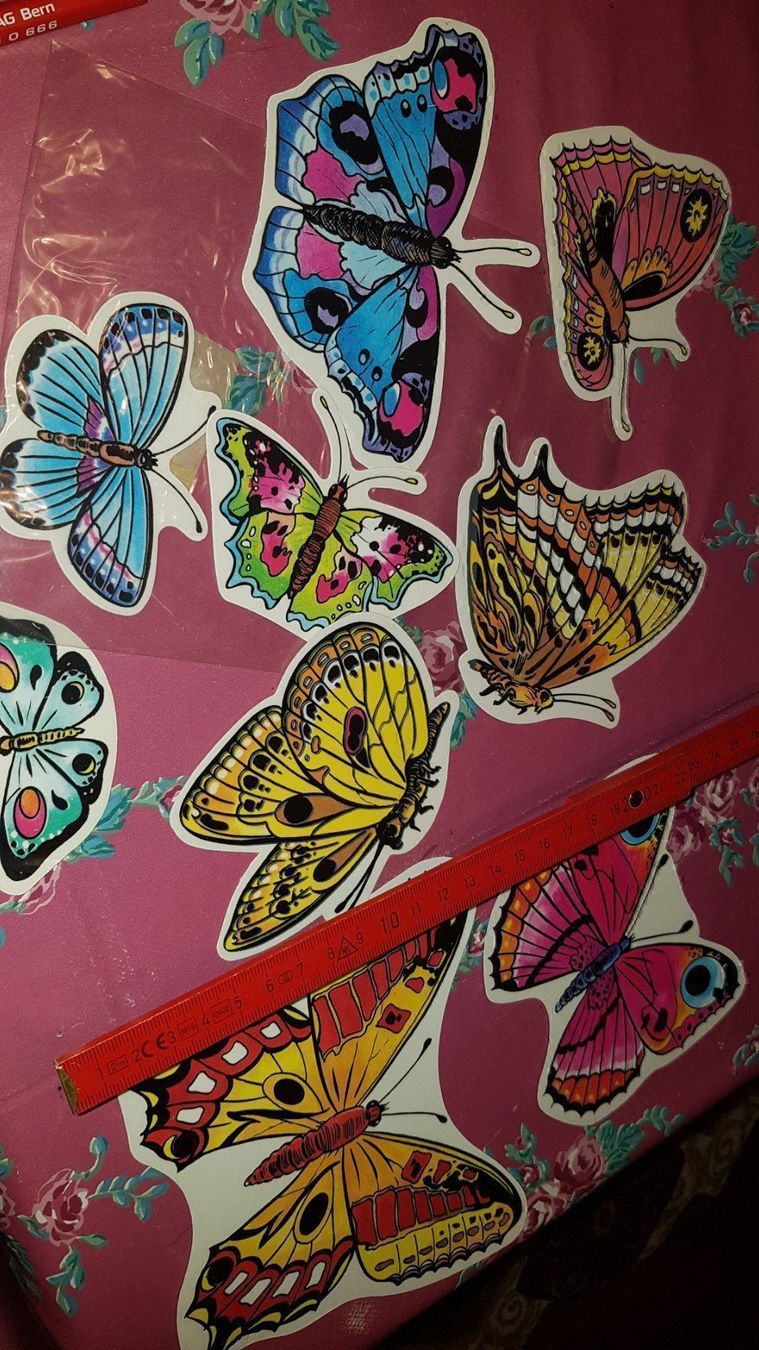 Foto & Immagini: Fensterbilder Schmetterling – Nuovo e nell'imballaggio originale da Schwarzenburg venduto da Flamingo07