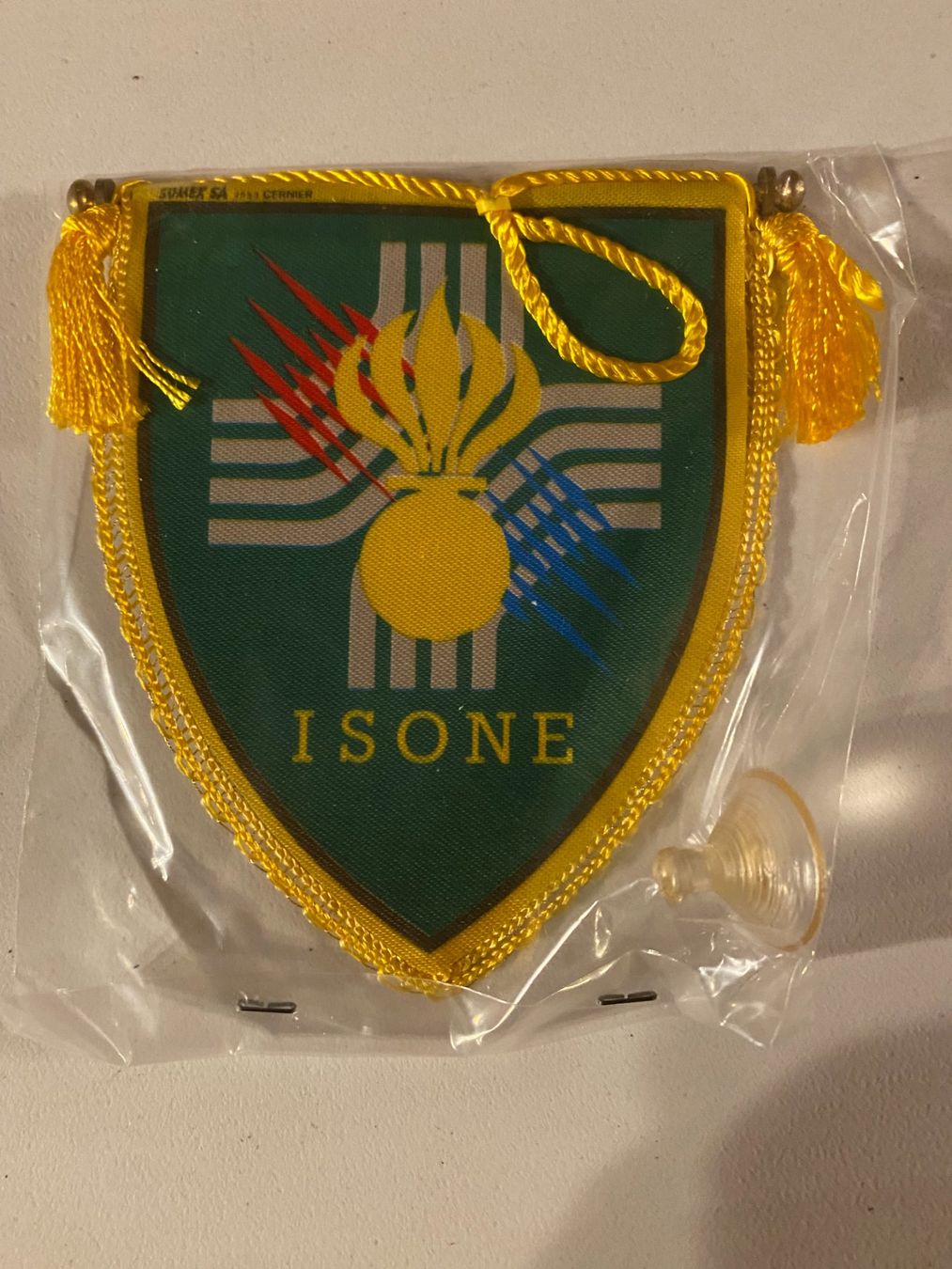 Schweizer Armee Toppe: Fanion / Wimpel - ISONE – Nuovo (secondo la descrizione) da Prez-vers-Noréaz venduto da Jchris