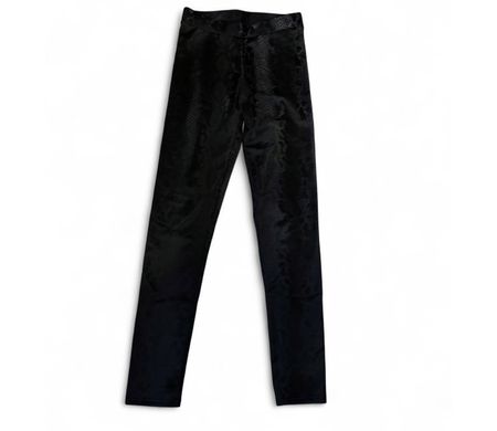 Damen Leggings schwarz Schlangenmuster