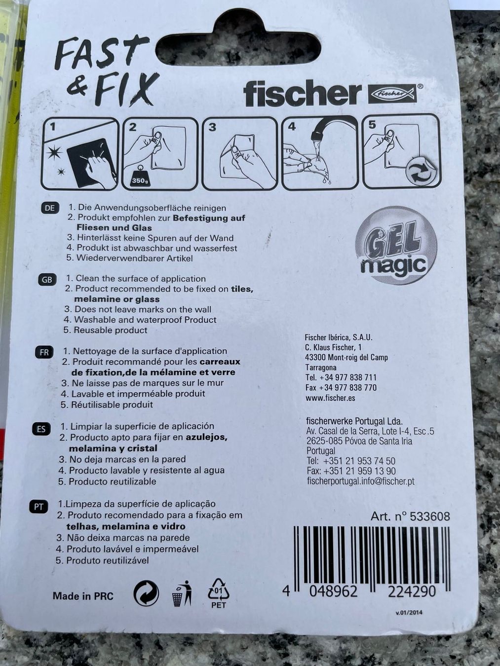 Aufkleber: Easy Fix 2 Packungen von fischer/ Kleber – Neu und originalverpackt aus Wängi von LiqKojote 1