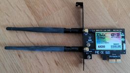 Ubit PCIe WI-FI 6 NIC (AX200 Chipset)