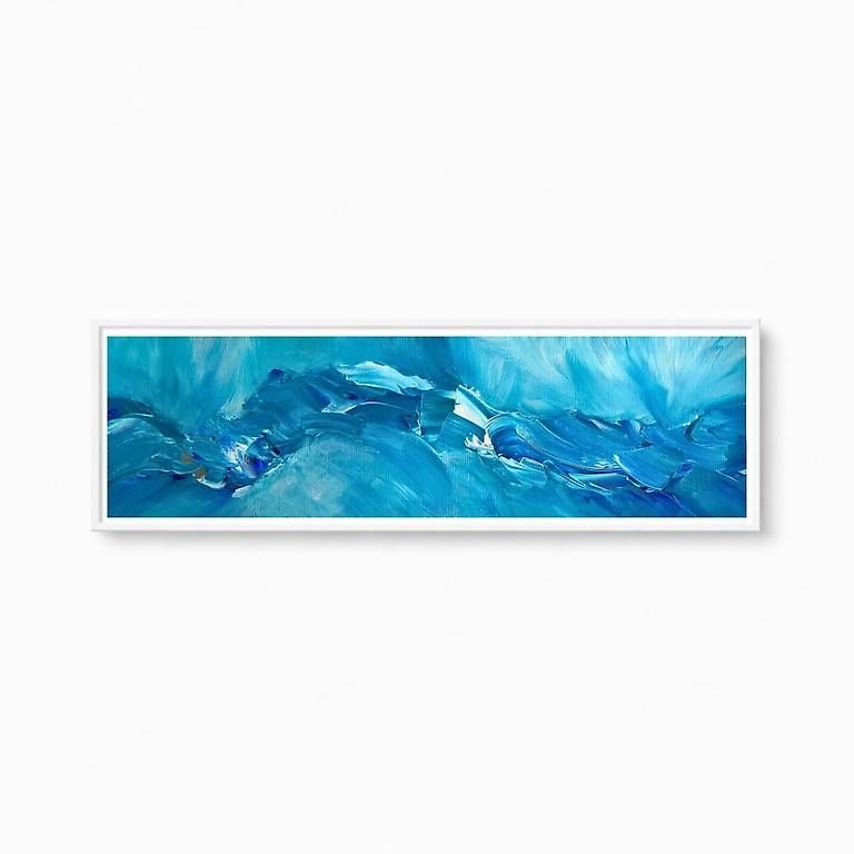 Dipinti: Acrylbild 20x60cm türkis – Nuovo e nell'imballaggio originale da Urdorf venduto da manuela4