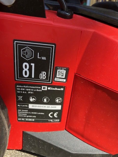 Einhell Tutte le macchine: Einhell Akku Kehrmaschiene – Usato da Neuheim venduto da Aramat0 2