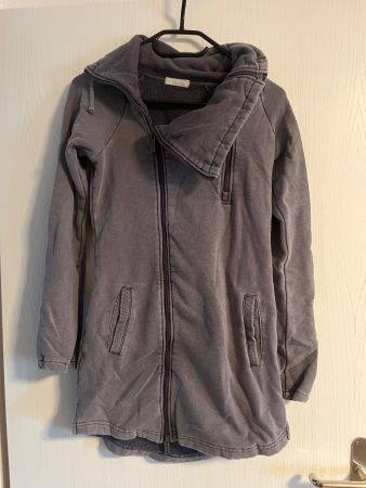 Bench Damen Pullover Sweatjacke Graulila Gr. M