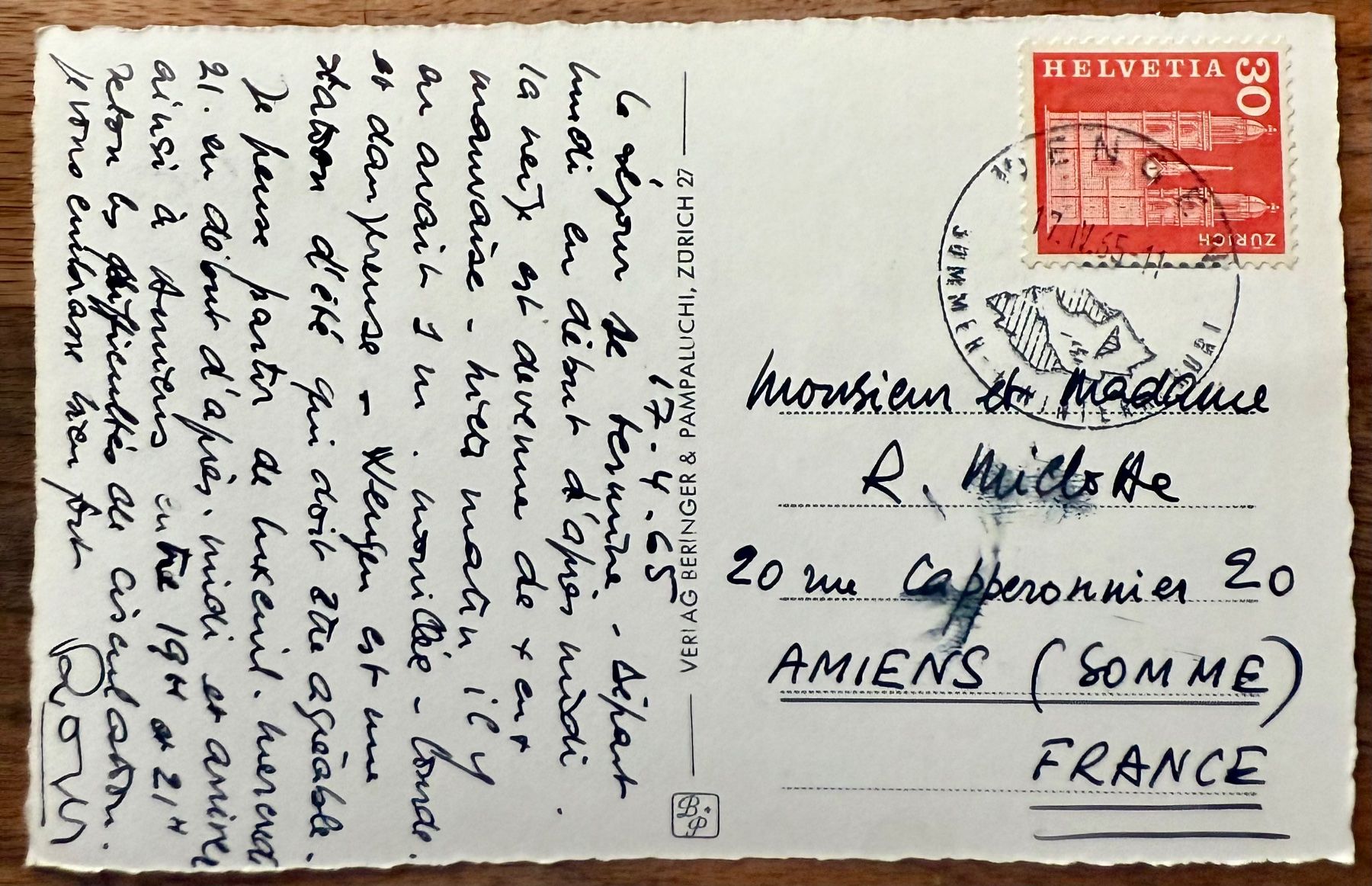 Cartoline postali: Kleine Scheidegg - Skieurs 1965 – Usato da Lutry venduto da Ediego 1