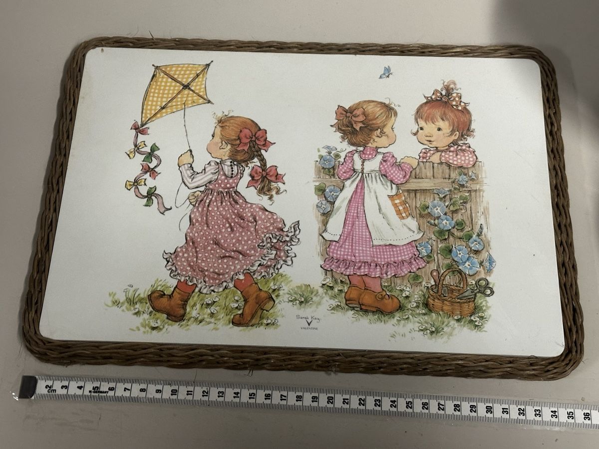 Set di piatti: Vintage Schneidebrett Set von Sara Kay – Usato da Deitingen venduto da Himhip 2