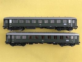2x Fleischmann Personenwagen DR 2 KL